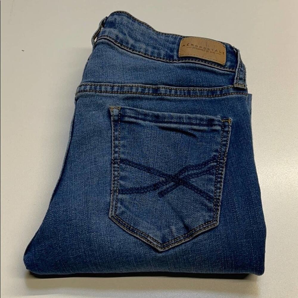 AEROPOSTALE Womens 0 Short Blue Jean Jeggings